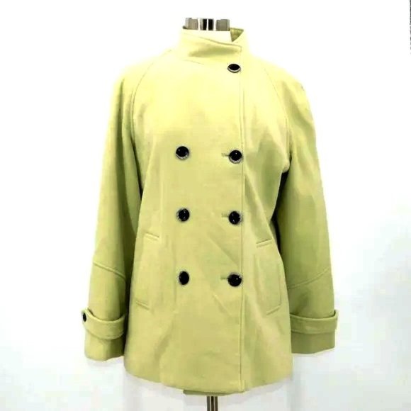 Evan Picone Double-Breasted Plush Jacket - Picture 3 of 6